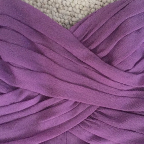 bridesmaids dress short crinkle chiffon wisteria - Picture 2 of 6